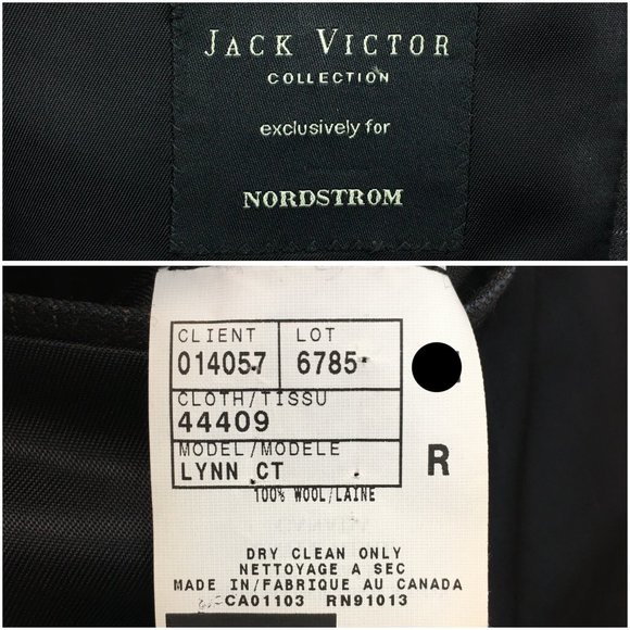 Jack Victor Mens Blazer Sport Coat 3 Button‎ Casual Jacket Size 42R Wool Suits - Picture 8 of 13